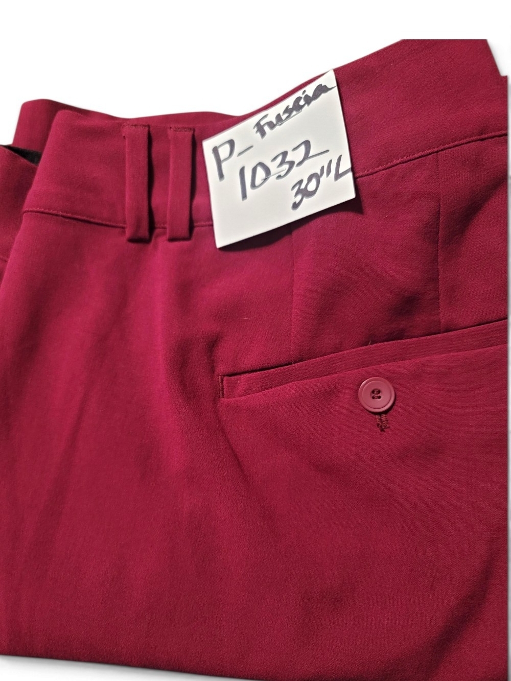 LANE BRYANT - Size 18 Women’s Magenta / Fuscia Straight-Leg Pants - Picture 6 of 6
